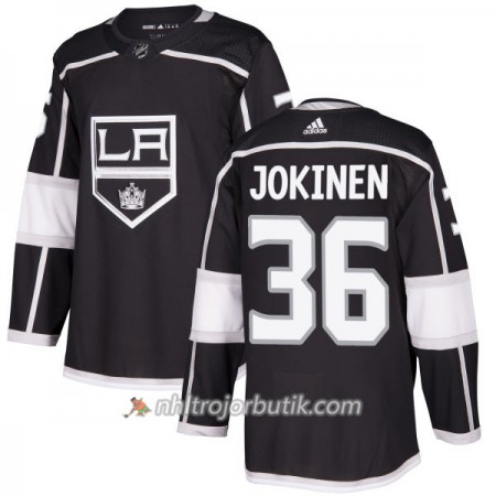 Män Ishockey Los Angeles Kings Tröja Jussi Jokinen 36 Adidas 2017-2018 Svart Authentic